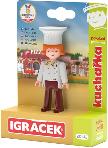 EFKO Figurka Kucharz / Seria Zawody / przybory kuchenne 4 szt. / od 3 lat