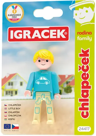 EFKO Figurine Igráček Family Boy / Articulated / Plastic / 7.5 cm / on card / from 3 years