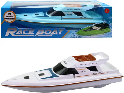 MADE Yacht Race Boat / Zabawka wodna / Plastik / 29 cm / 2 kolory / od 3 lat