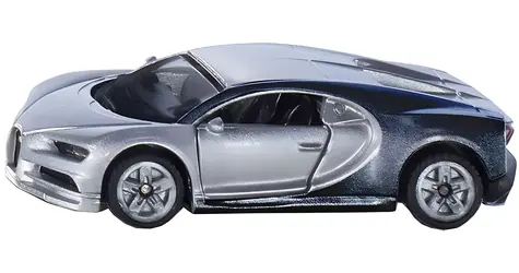 Siku Car Bugatti Chiron srebrny / 1508 / 8 cm / metal / od 3 lat