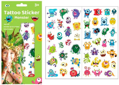 Orion Monster Tattoos / 2 arkusze / od 3 lat