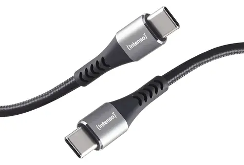 INTENSO C315C czarny / Kabel do ładowania i transmisji danych / USB-C - USB-C / 1,5 m