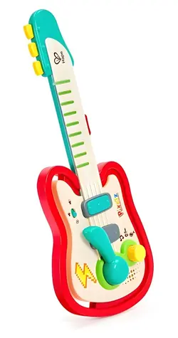 Gitara PIXELZ Rainbow / Zabawka muzyczna / Efekty świetlne i dźwiękowe / 3 tryby dźwięku / od 3 lat