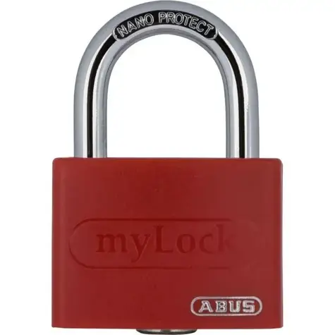 ABUS MyLock T65AL czerwony / Kłódka / SL 5
