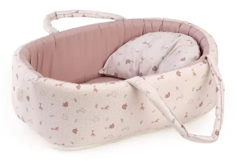 Antonio Juan 92332 Koszyk tekstylny Savanna / z poduszką / dla lalek 42 cm