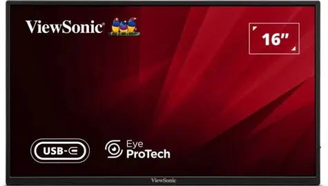 16" ViewSonic VA1650 czarny / Monitor / IPS / 1920 x 1080 / 16:9 / 60 Hz / HDMI