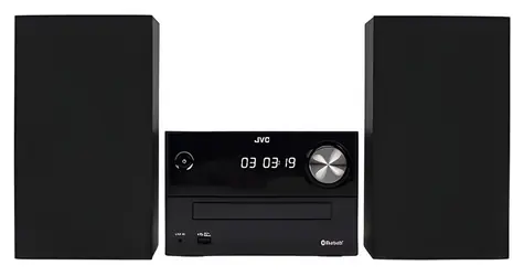 JVC UX-C25DAB czarny / Mikrosystem / Bluetooth 4.2 / 14 W RMS / USB