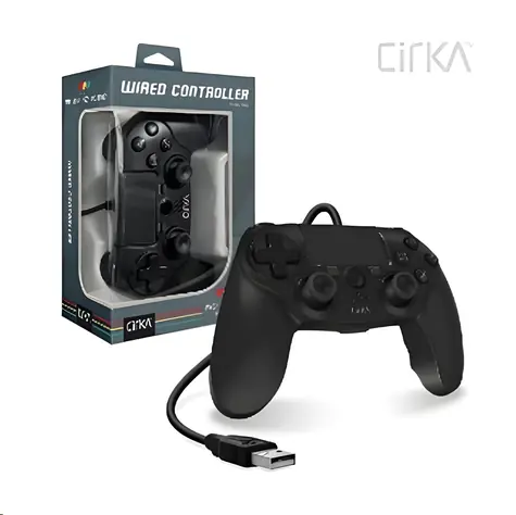 Cirka NuForce czarny / Kontroler do gier / przewodowy / PS4, PC, Mac
