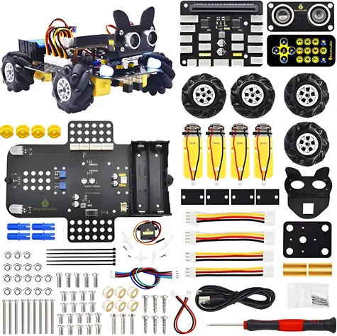 KEYESTUDIO KS4032 Mecanum 4WD Robot Car (bez płytki V2) / Zestaw / Arduino Micro:bit