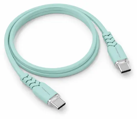 Neutralle Energy PASTEL EDITION mięta / Kabel / USB-C - USB-C / 60 W / PD / 1 m / silikon
