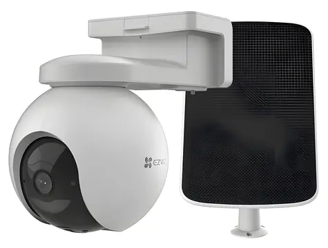 Ezviz EB8 4G + panel słoneczny E / Kamera IP zewnętrzna / PTZ / 4G LTE / 3 Mpix / IP65 / panel słoneczny 6,18 W