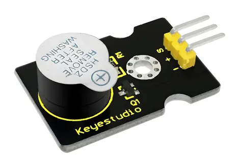 Moduł aktywnego brzęczyka alarmowego KEYESTUDIO / Moduł Arduino / 3,3-5 V / Interfejs cyfrowy