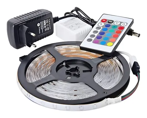 X-SITE SP-500RGB / Taśma LED / RGB / SMD5050 / 5 m / IP65 / Zasilacz 12V, pilot