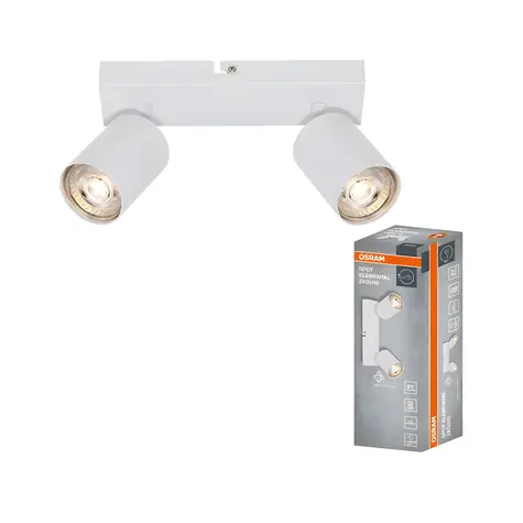 OSRAM Spotlight 2x GU10 biały / Spotlight / 2x GU10 / biały