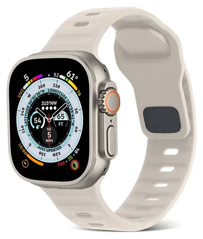 Pasek sportowy silikonowy X-SITE 38/40/41 mm Starlight / Pasek do Apple Watch / Silikonowy