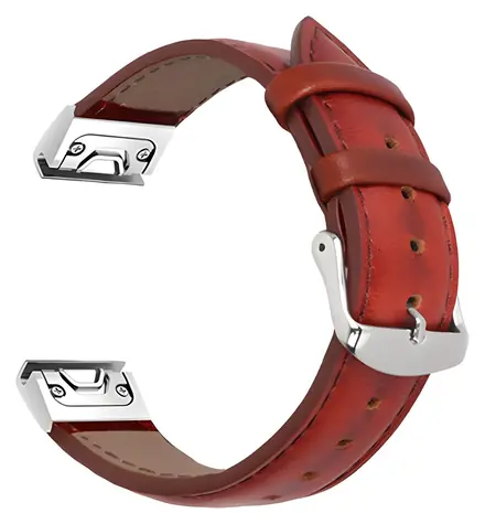 Pasek X-SITE do Garmin QuickFit 22mm czerwony / Pasek / Skóra / 22 mm