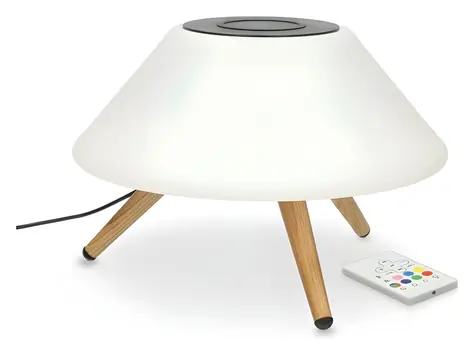 X-SITE SC-390 / Głośnik i lampa Bluetooth / Ładowanie bezprzewodowe Qi / TWS / 5W
