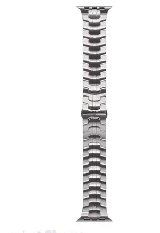 X-SITE Iron Man srebrny / Pasek do Apple Watch / 38/40/41 mm / Metalowy