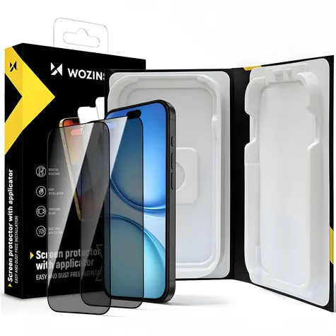 Wozinsky EasyFit Szkło Prywatyzujące / Szkło Ochronne / Apple iPhone 18 Pro / Filtr Prywatyzujący / 2 szt.