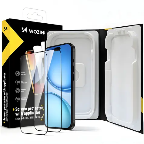 Wozinsky EasyFit Clear Glass / Szkło ochronne / Apple iPhone 17/16 Pro / 2 szt.