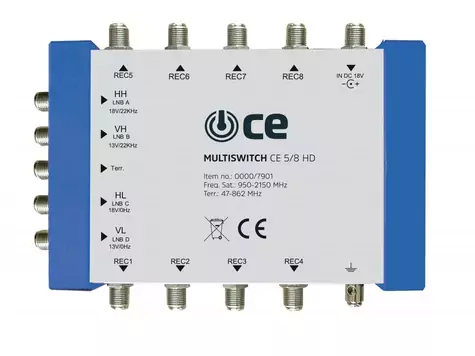 Rozpakowany - TechniSat Multiswitch CE 5/8 HD / rozpakowany
