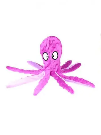 animALL Zabawka dla psa Kałamarnica szeleszcząca fioletowa 32 cm