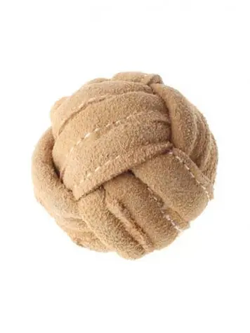 animALL Zabawka Skórzana Piłka S 6 cm