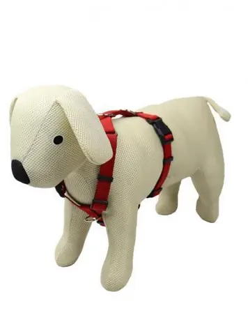 animALL Pasek do szelek czerwony L-XL 70-120 cm/30 mm