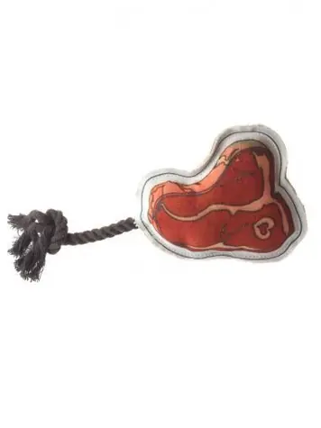 animALL Zabawka materiałowa Stek 29x14,5 cm