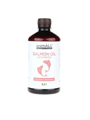 animALL Olej z łososia tłoczony na zimno 500 ml