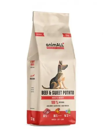 animALL Wołowina i słodkie ziemniaki 12 kg / karma dla psa
