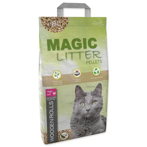 Magic Litter Kitten Drewniane Rolki 8l