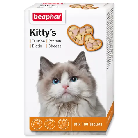 Beaphar Treat Kitty's Mix 180 tabletek.