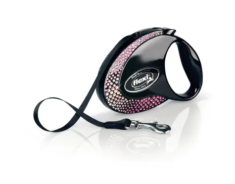 Smycz Flexi Glam Composition M 5m Onyx Black / Smycz 
