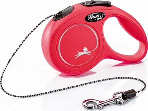 Kabel Flexi Classic XS 3M czerwony / Smycz 