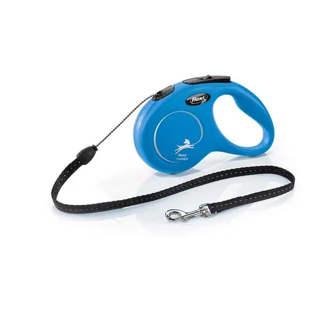 Kabel Flexi Classic S 5m niebieski / Smycz 