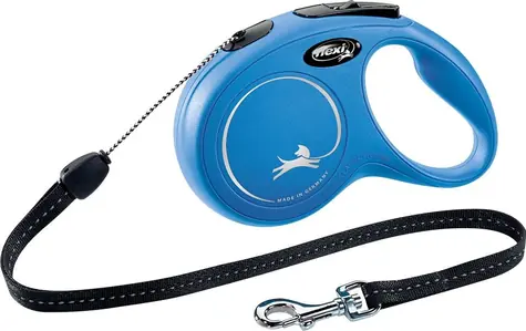 Kabel Flexi Classic S 8m niebieski / Smycz 