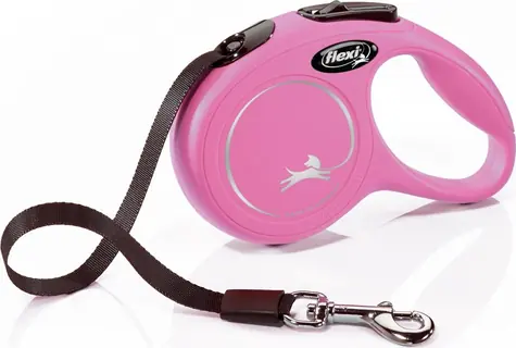 Pasek Flexi Classic XS 3M różowy / Smycz 