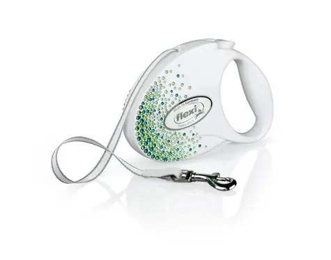 Smycz Flexi Glam Splash M 5m Leaf / Smycz 