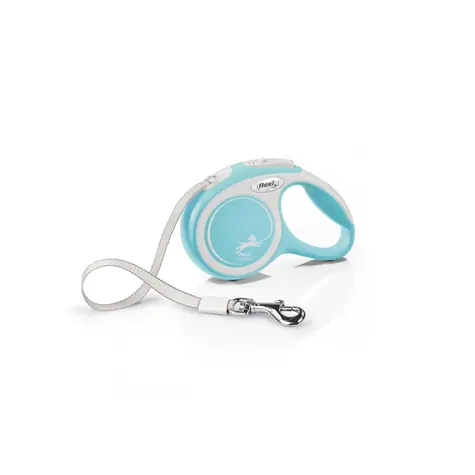 Pas Flexi Comfort XS 3M jasnoniebieski / Smycz 