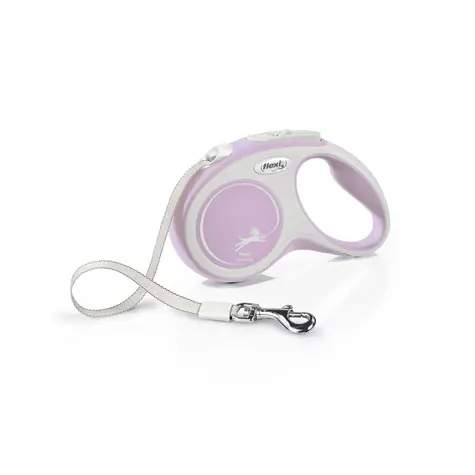 Pasek Flexi Comfort S 5m różowy / Smycz 