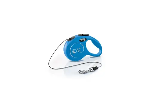 Lina Flexi Cat XS 3M niebieska / Smycz 