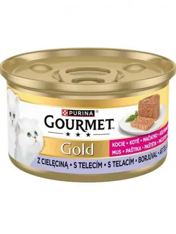 PURINA GOURMET GOLD pasztet cielęcy 85 g / Pasztet dla kota
