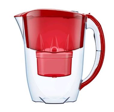 AQUAPHOR Jasper 2,8 l czerwony / Dzbanek filtrujący / do 200 l / filtr: B100-25 Mg