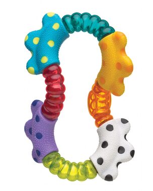 Playgro - Gryzak ruchomy dżdżownica / od 6 miesięcy