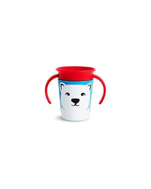 Munchkin - WildLove 360° Junior Cup with Handles 177 ml - Polar Bear / od 6 miesięcy