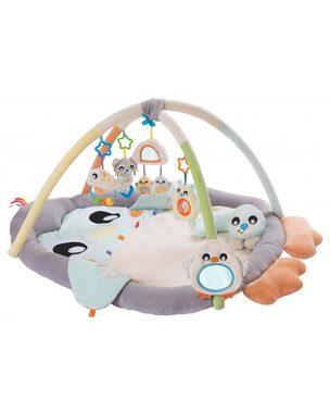 Playgro - Luksusowy kocyk do zabawy Pingwin / od 0 miesiąca