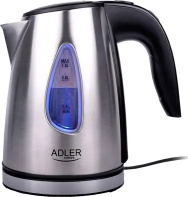 Adler AD 1203 srebrny / Szybkowar / 1630 W / 1 L 