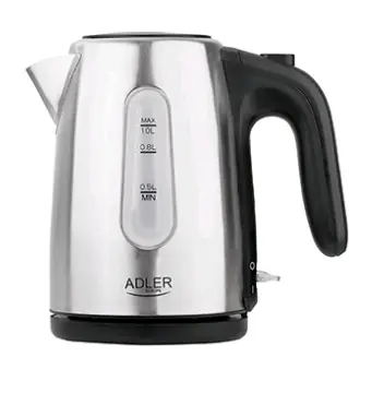 Adler AD 1273 srebrny / Szybkowar / 1200 W / 1 L