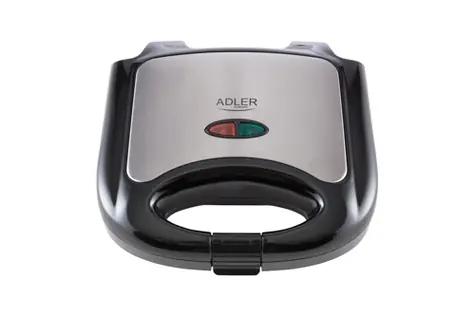 Adler AD 3015 / Opiekacz do kanapek / 750W / 2 kanapki / czarny